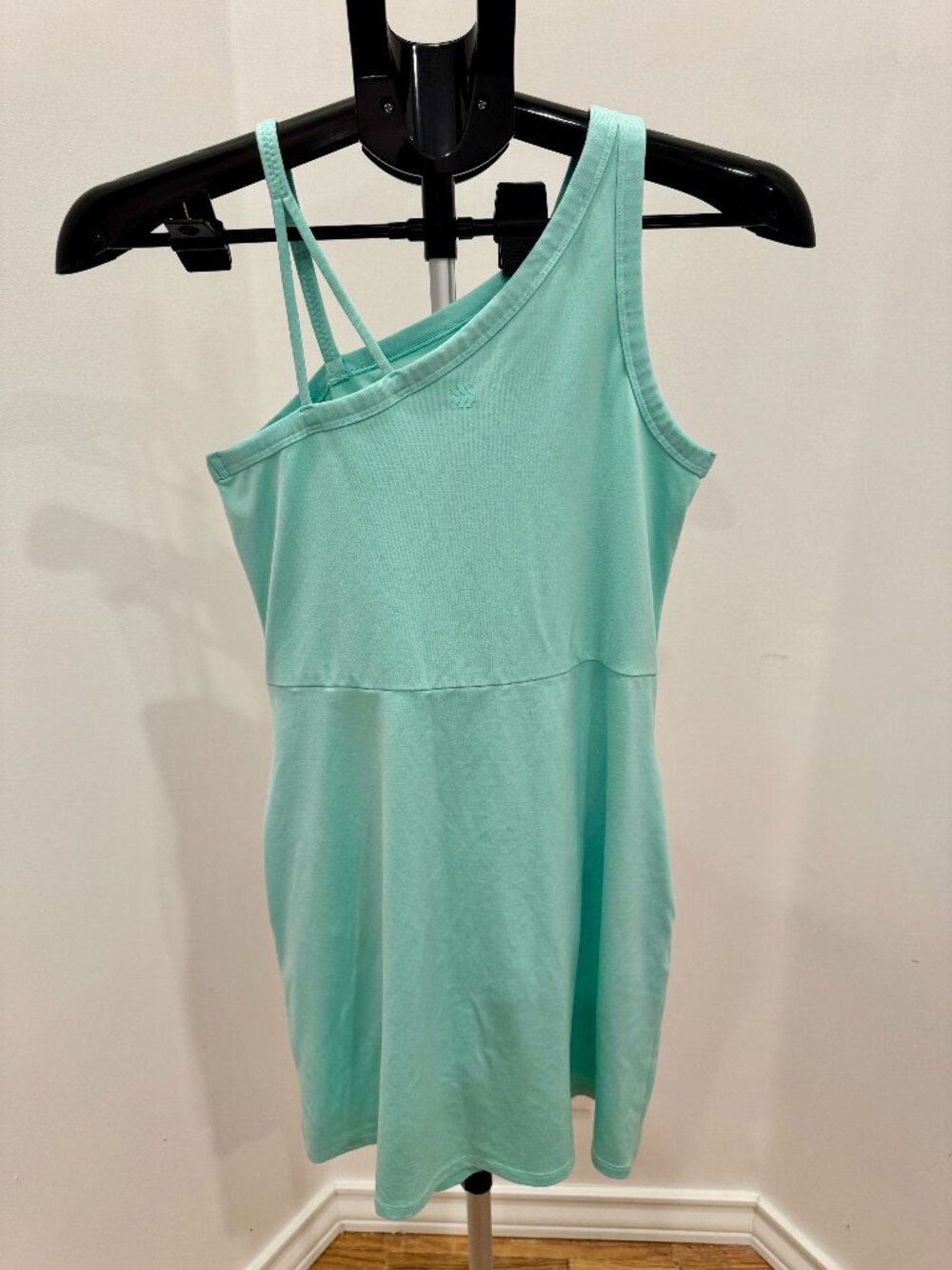 All in Motion Girls Asymmetrical Athletic Tennis Dress XL (14) Mint Green EUC